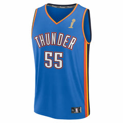 Isaiah Hartenstein Oklahoma City Thunder 2025 NBA Finals Champions Fast Break Replica Player Jersey Blue Icon Edition | Fanatics online