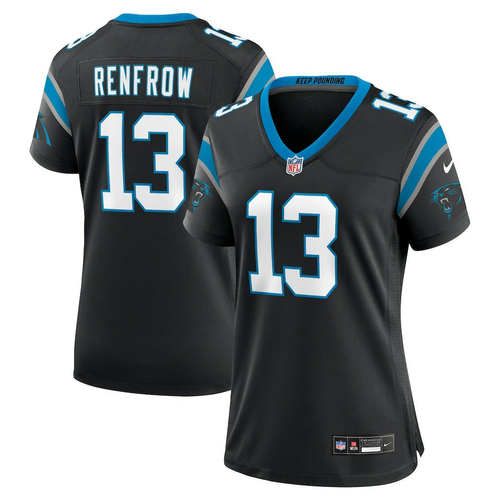 Nike Hunter Renfrow Carolina Panthers Women's Team Game Jersey Black