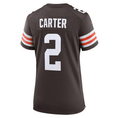 Nike DeAndre Carter Cleveland Browns Women's Team Game Jersey Brown