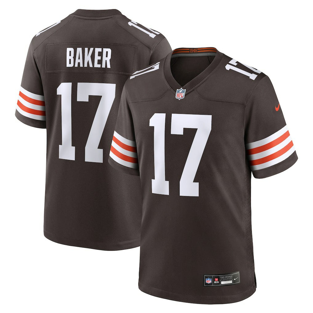 Nike Jerome Baker Cleveland Browns Team Game Jersey Brown