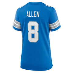 Nike Kyle Allen Detroit Lions Women's Team Game Jersey Blue