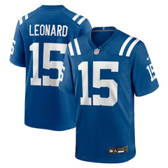 Nike Riley Leonard Indianapolis Colts Team Game Jersey Royal
