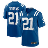 Nike DJ Giddens Indianapolis Colts Team Game Jersey Royal