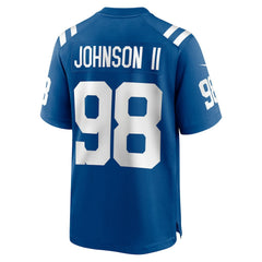 Nike Eric Johnson II Indianapolis Colts Team Game Jersey Royal