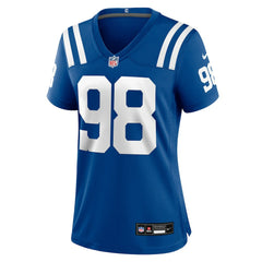 Nike Eric Johnson II Indianapolis Colts Women's Team Game Jersey Royal