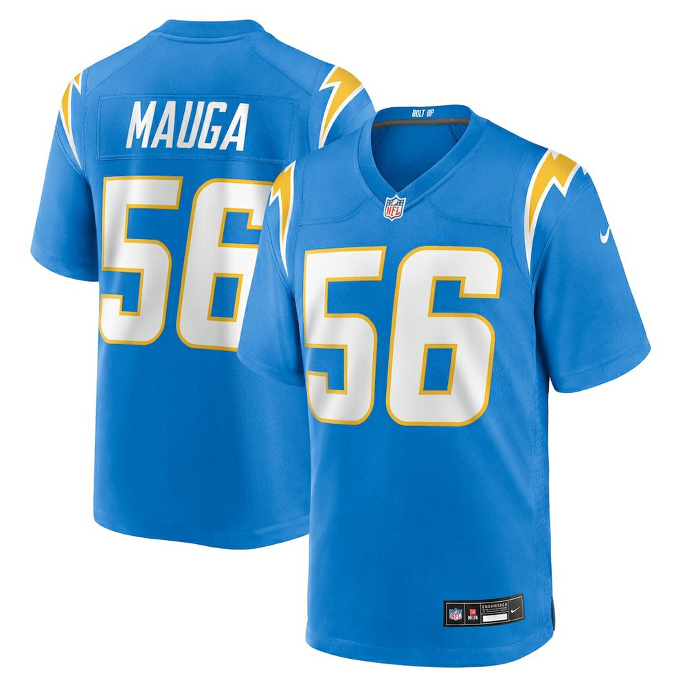 Nike Kanai Mauga Los Angeles Chargers Team Game Jersey Powder Blue