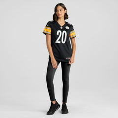 Nike Kaleb Johnson Pittsburgh Steelers Women's Team Game Jersey Black