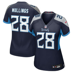 Nike Kalel Mullings Tennessee Titans Women's Team Game Jersey Navy