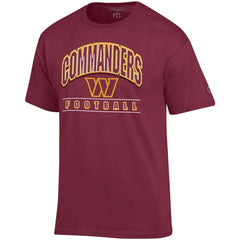 Washington Commanders Champion Football T-Shirt Burgundy