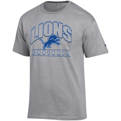 Detroit Lions Champion Football T-Shirt Heather Gray
