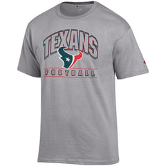 Houston Texans Champion Football T-Shirt Heather Gray