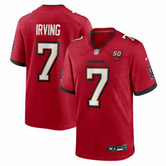 Nike Bucky Irving Tampa Bay Buccaneers 50th Season Team Game Jersey Red