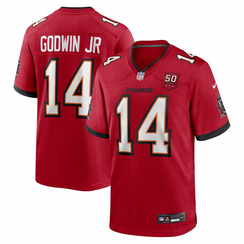 Nike Chris Godwin Jr. Tampa Bay Buccaneers 50th Season Team Game Jersey Red