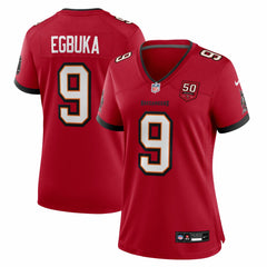 Nike Emeka Egbuka Tampa Bay Buccaneers Women's 50th Season Team Game Jersey Red