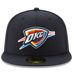Oklahoma City Thunder 2025 NBA Finals Champions Side Patch 59FIFTY Fitted Hat Navy | New Era for sale