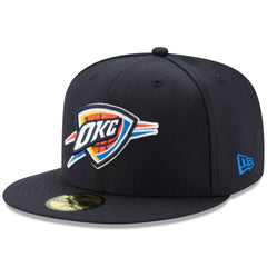 Oklahoma City Thunder 2025 NBA Finals Champions Side Patch 59FIFTY Fitted Hat Navy | New Era for sale