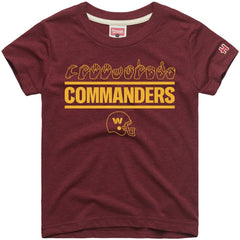 Washington Commanders Homage Youth Love Sign x ASL 2.0 Tri-Blend T-Shirt Burgundy