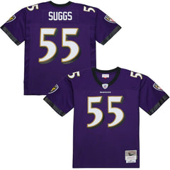 Mitchell & Ness Terrell Suggs Baltimore Ravens 2003 Legacy Replica Jersey Purple