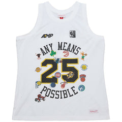 x NBA x AMP Mesh Tank Top White | Mitchell & Ness online