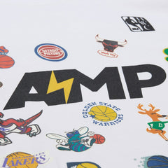 x NBA x AMP T-Shirt White | Mitchell & Ness Lifestyle