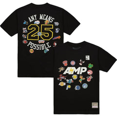 x NBA x AMP T-Shirt Black | Mitchell & Ness Near Me