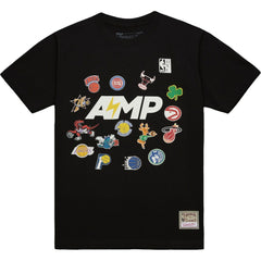 x NBA x AMP T-Shirt Black | Mitchell & Ness Near Me