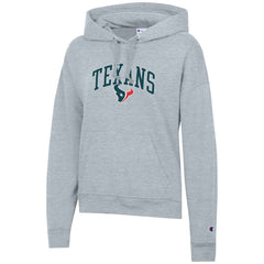 Houston Texans Champion Women's Powerblend Hoodie Heather Gray