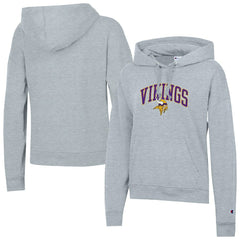Minnesota Vikings Champion Women's Powerblend Hoodie Heather Gray