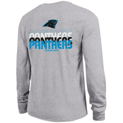 Carolina Panthers Champion Women's Core Long-Sleeve T-Shirt Heather Gray