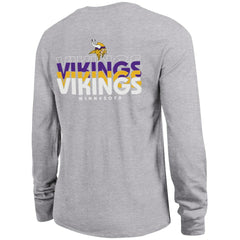 Minnesota Vikings Champion Women's Core Long-Sleeve T-Shirt Heather Gray