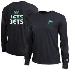 New York Jets Champion Women's Core Long-Sleeve T-Shirt Black