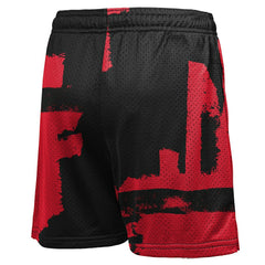 Chicago Bulls Youth Courtside Pro Shot Dri-FIT Mesh Practice Shorts Black/Red | Nike Near Me