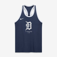 Detroit Tigers Nike Women's Tri-Blend Dri-FIT Racerback Tank Top - Navy - Nike Sale