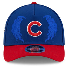 Chicago Cubs New Era x Warren Lotas 9FORTY A-Frame M-Crown Adjustable Hat - Royal/Red - New Era Online