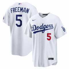 Freddie Freeman Los Angeles Dodgers Nike Home Stadium Jersey - White - Nike Sale