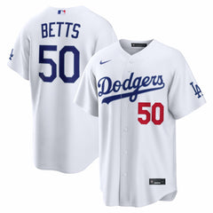 Mookie Betts Los Angeles Dodgers Nike Home Stadium Jersey - White - Nike Lifestyle