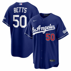 Mookie Betts Los Angeles Dodgers Nike Alternate Stadium Jersey - Royal - Nike Lifestyle