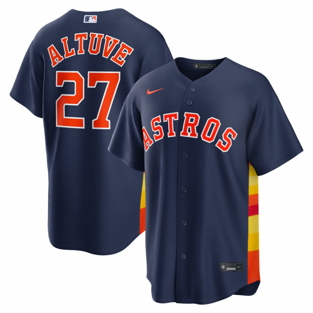 Jose Altuve Houston Astros Nike Alternate 2 Replica Jersey - Navy - Nike Discount
