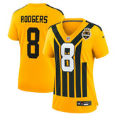 Nike Aaron Rodgers Pittsburgh Steelers Women's Alternate 1933 Throwback Game Jersey Gold