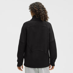 Anaheim Ducks lululemon Women's Long Scuba Oversized Half-Zip Funnel Neck - Black - NHL 203201160