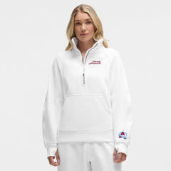 Colorado Avalanche lululemon Women's Long Scuba Oversized Half-Zip Funnel Neck - White - NHL 203201181