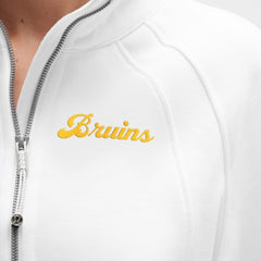 Boston Bruins lululemon Women's Long Scuba Oversized Half-Zip Funnel Neck - White - NHL 203201185