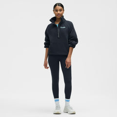 Seattle Kraken lululemon Women's Long Scuba Oversized Half-Zip Funnel Neck - True Navy - NHL 203201192