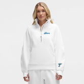 St. Louis Blues lululemon Women's Long Scuba Oversized Half-Zip Funnel Neck - White - NHL 203201197