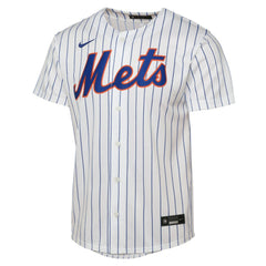 Francisco Lindor New York Mets Nike Youth Home Replica Player Jersey - White - Nike Online