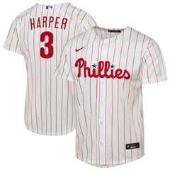 Bryce Harper Philadelphia Phillies Nike Youth Home Replica Player Jersey - White - Nike Lifestyle