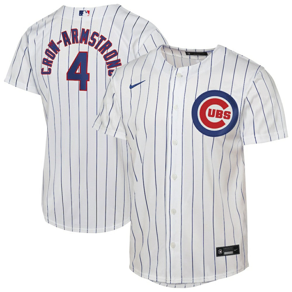 Pete Crow-Armstrong Chicago Cubs Nike Youth Home Replica Player Jersey - White - Nike Discount