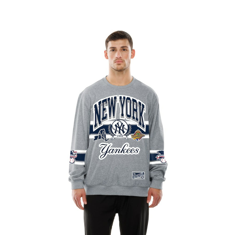 New York Yankees New Era Sport Classics Sweatshirt - Gray - New Era on Sale