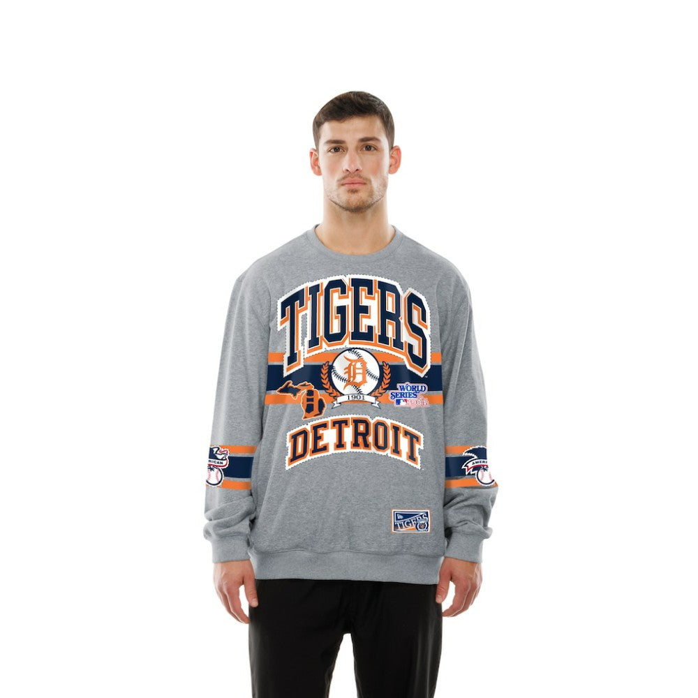 Detroit Tigers New Era Sport Classics Sweatshirt - Gray - New Era Online