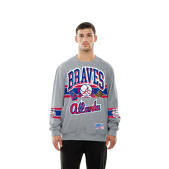 Atlanta Braves New Era Sport Classics Sweatshirt - Gray - New Era Online